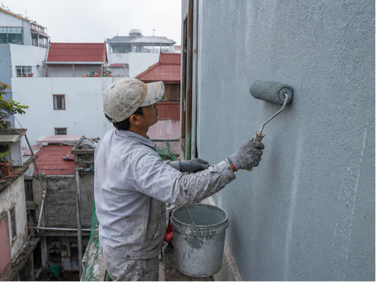 Tường cần màu trong bối cảnh nhà ở và công trình Việt Nam