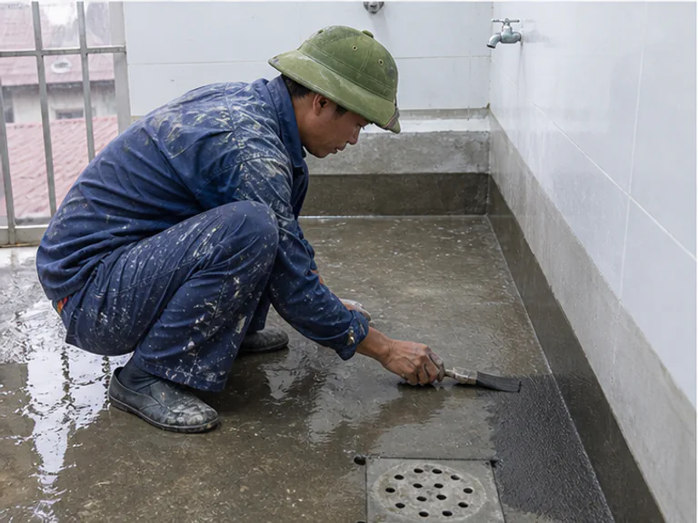 Sàn khu vực ẩm trong bối cảnh nhà ở và công trình Việt Nam