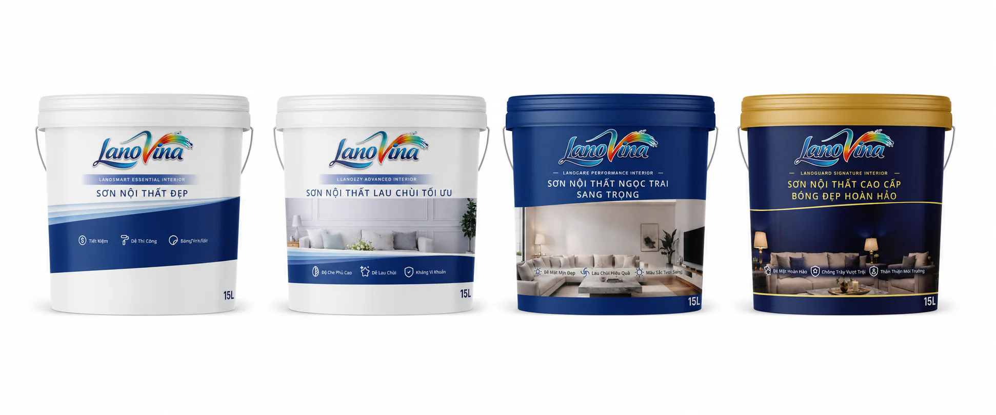 Giai đoạn sản xuất sơn tại nhà máy LanoVina