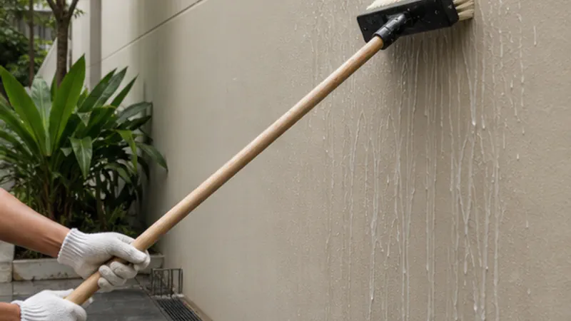 Mặt tiền dễ chăm sóc khi chọn LVE — Sơn ngoại thất che vết nứt